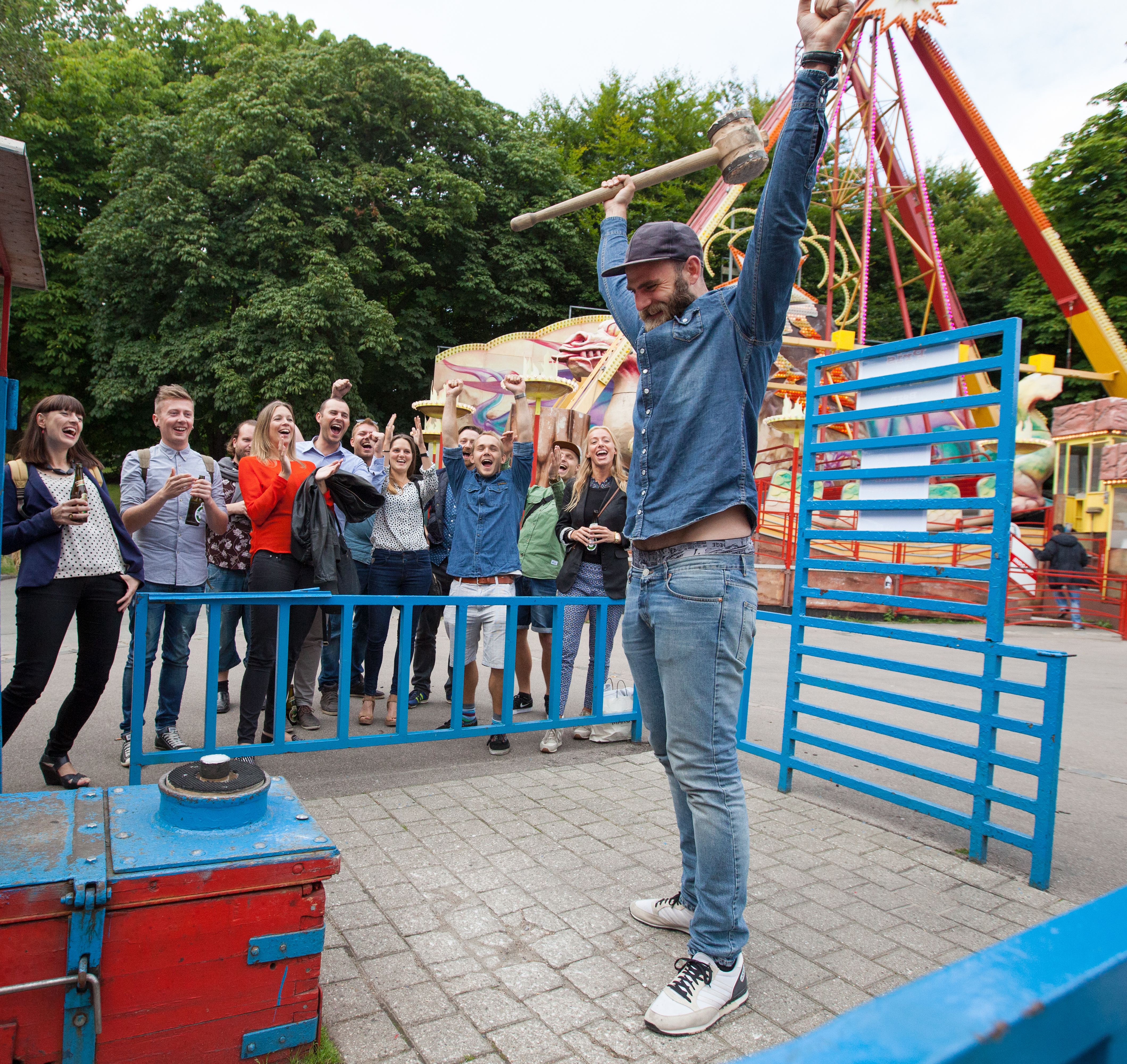 Kraftprøven - Sjove spil på Bakken