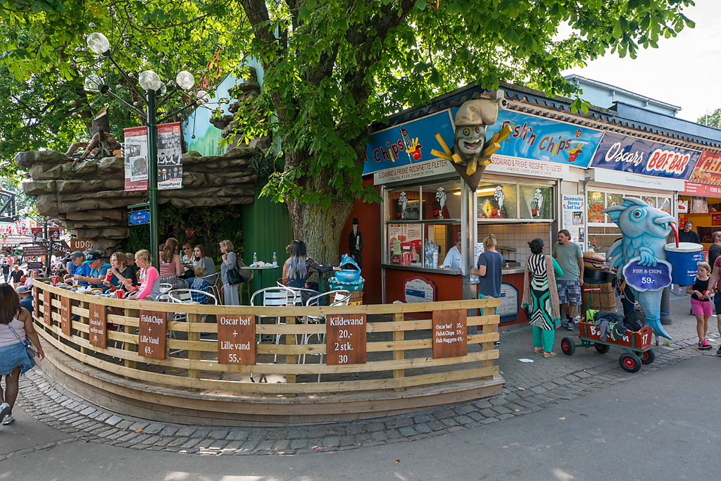 Bakken Cafe Is Fastfood Fishn Chips Gruppe Facade Frokost