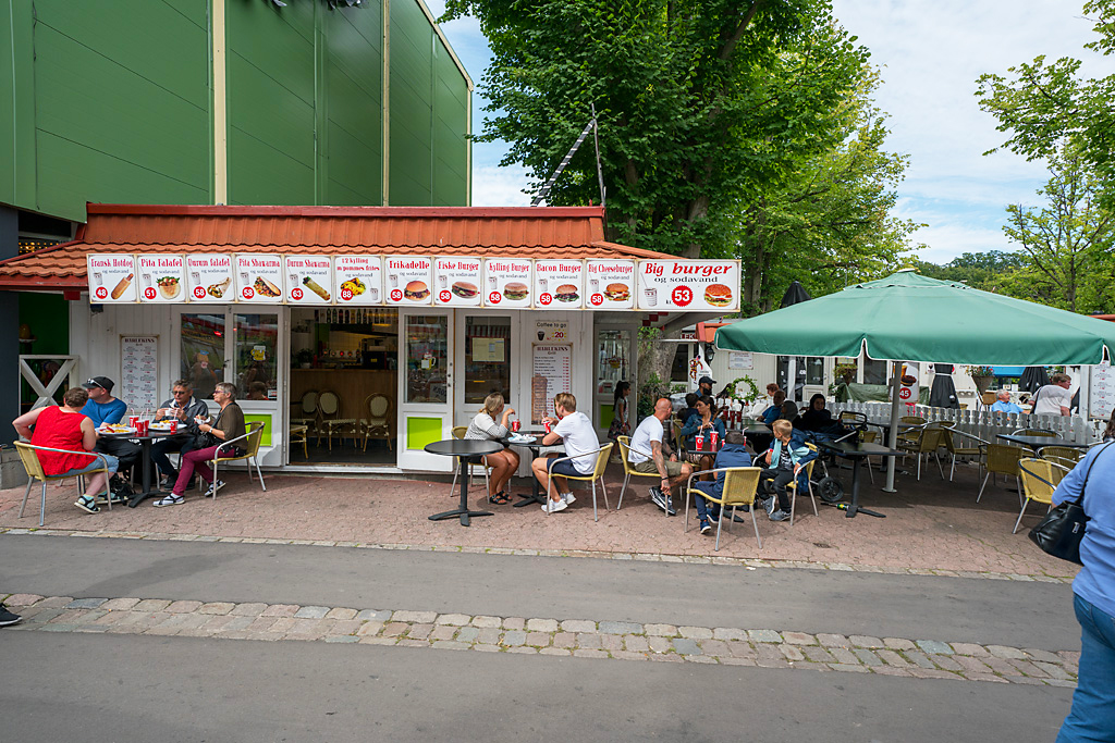 Restaurant Harlekin på Bakkens torv