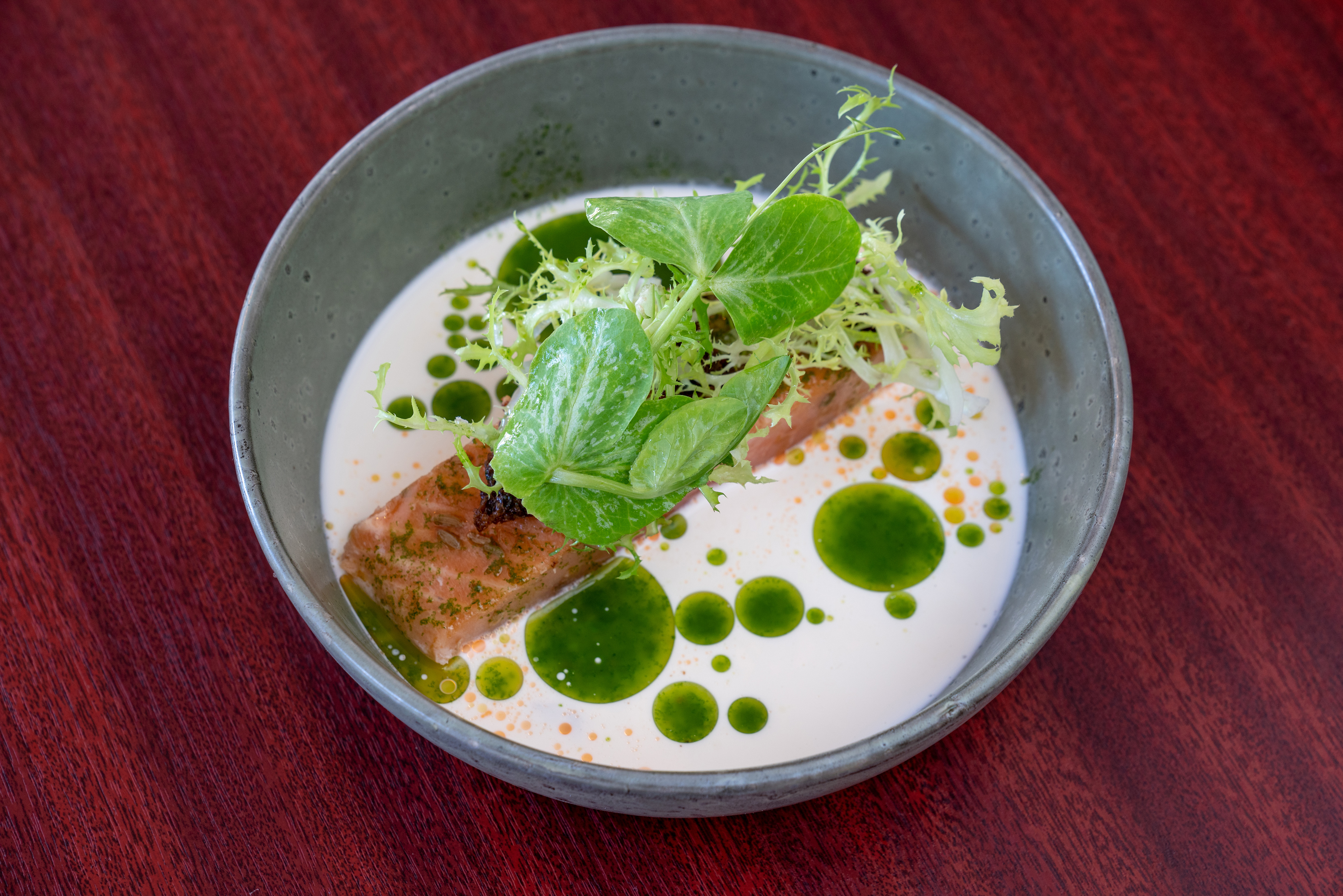 Bakkens Perle Mad Restaurant Forret Laks Fisk